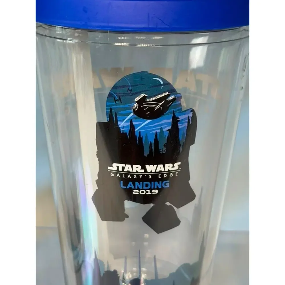 Star Wars Galaxy's Edge Landing 2019 R2-D2 Droid Tumbler Cup (Set of 2)
